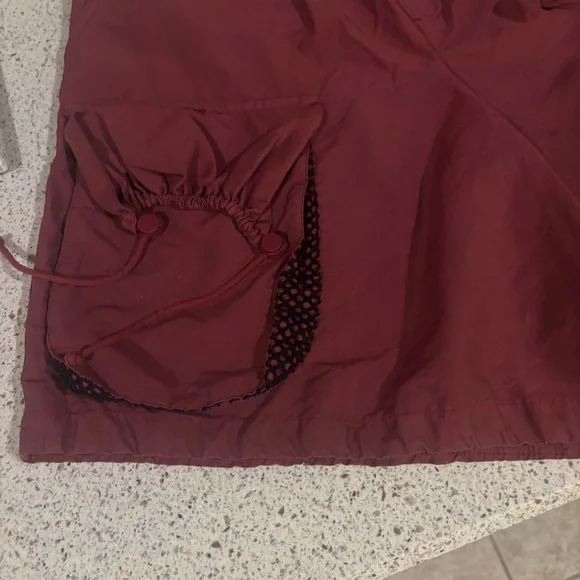 FP Movement In A Cinch Shorts M – Maroon Cargo Drawstring Pockets - Picture 6 of 9